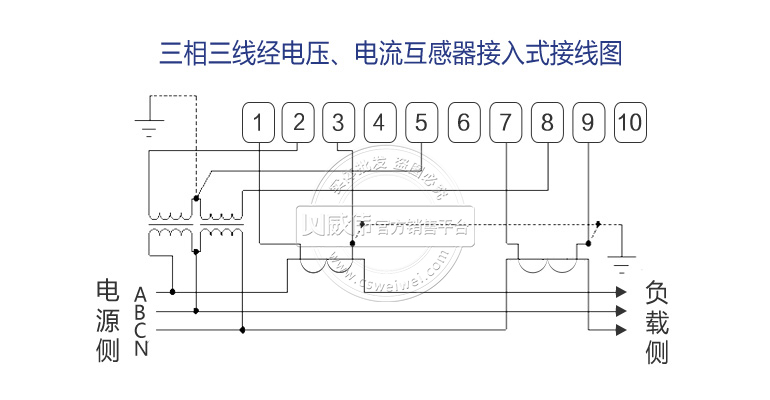 高供高计接线实物图图片