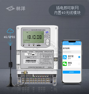 江苏林洋DTZY71-G | 0.5S级 三相四线4G/GPRS无线预付费智能电表